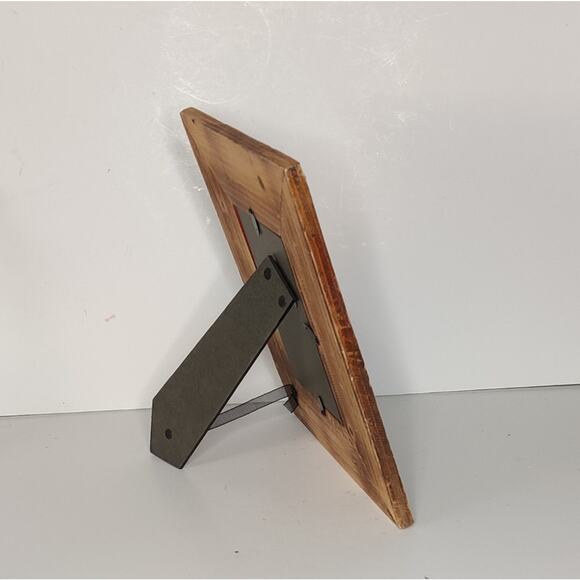 Valentine's Day Rustic Wooden Heart Picture‎ Frame Stand Wired Love Writing - Picture 5 of 11